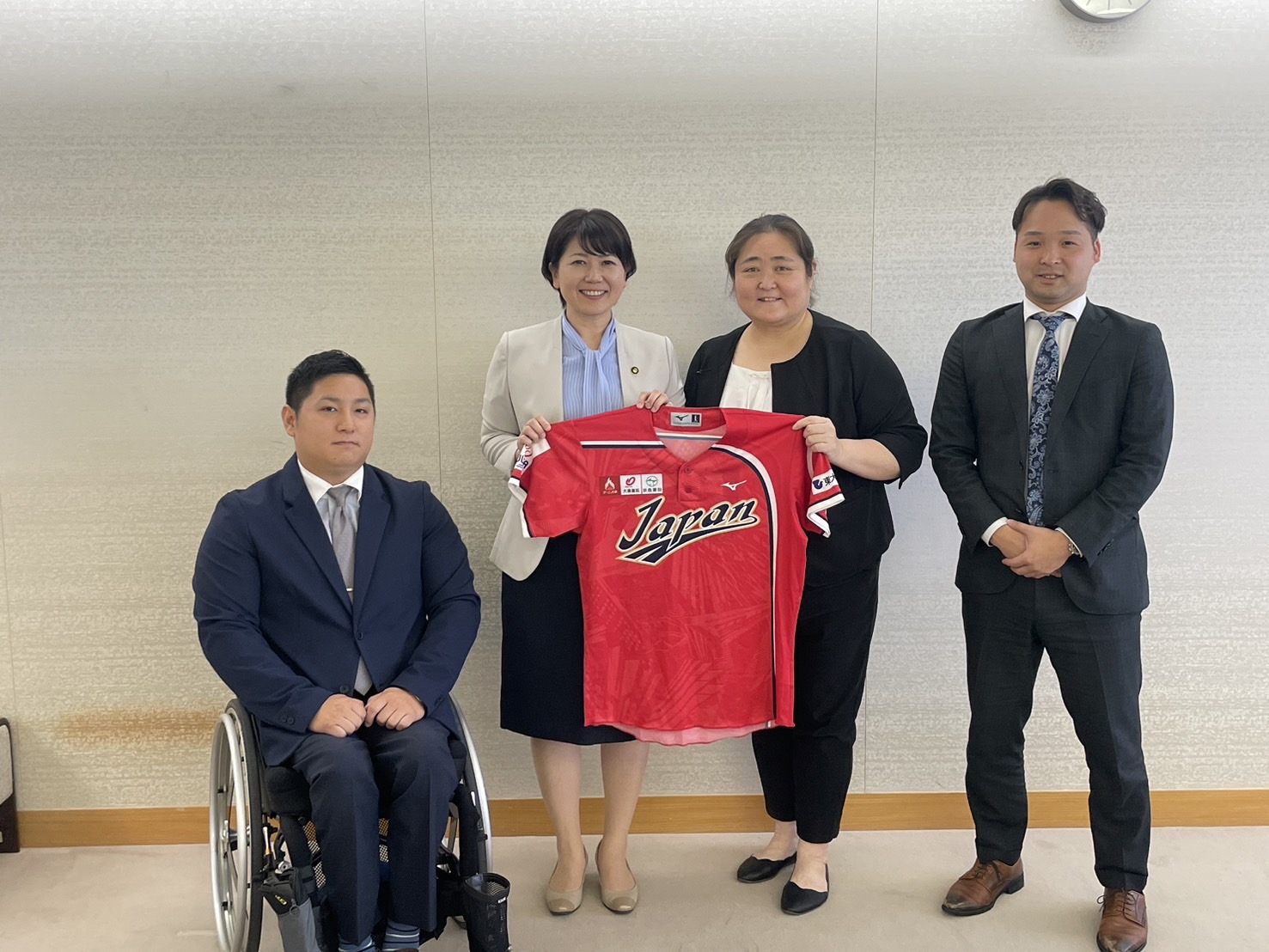 【お知らせ】前橋市の小川市長を表敬訪問 | 日本車椅子ソフトボール協会